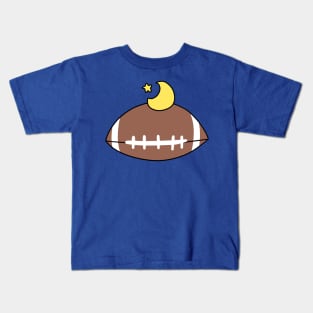 Moon Star Football Kids T-Shirt